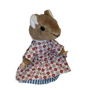 Vintage 6" Peter Rabbit Plush Handka Manka Japan Beatrice Potter Rare Mint